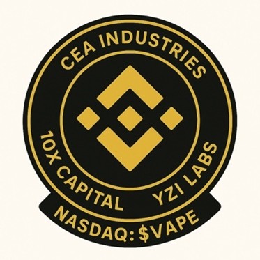 CEA Industries and 10X Capital, with the support of YZi Labs, announce $500 Million Private Placement to Establish Largest Publicly-Listed $BNB Treasury Company in the World (NASDAQ:VAPE)