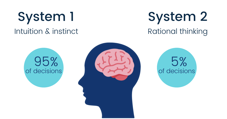 System 1 vs System 2 brain