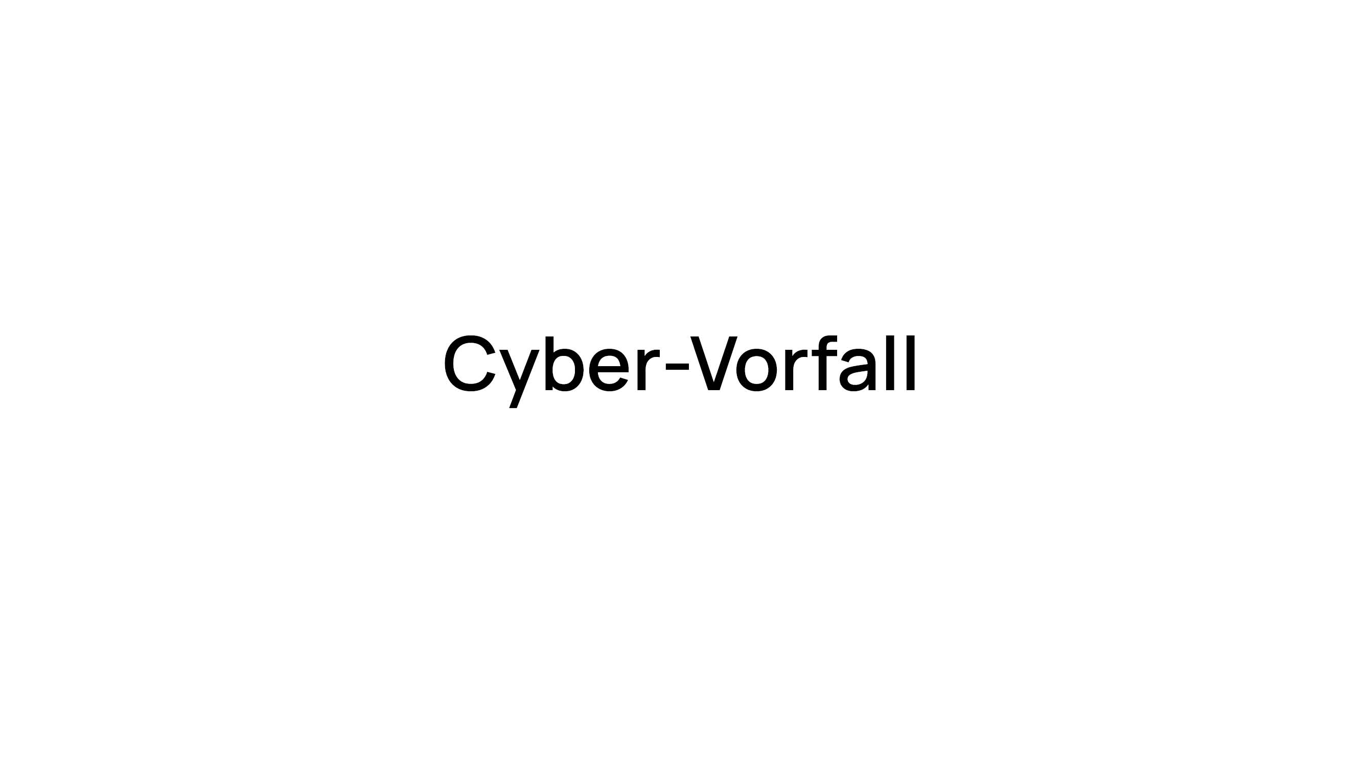 Cyber-Vorfall