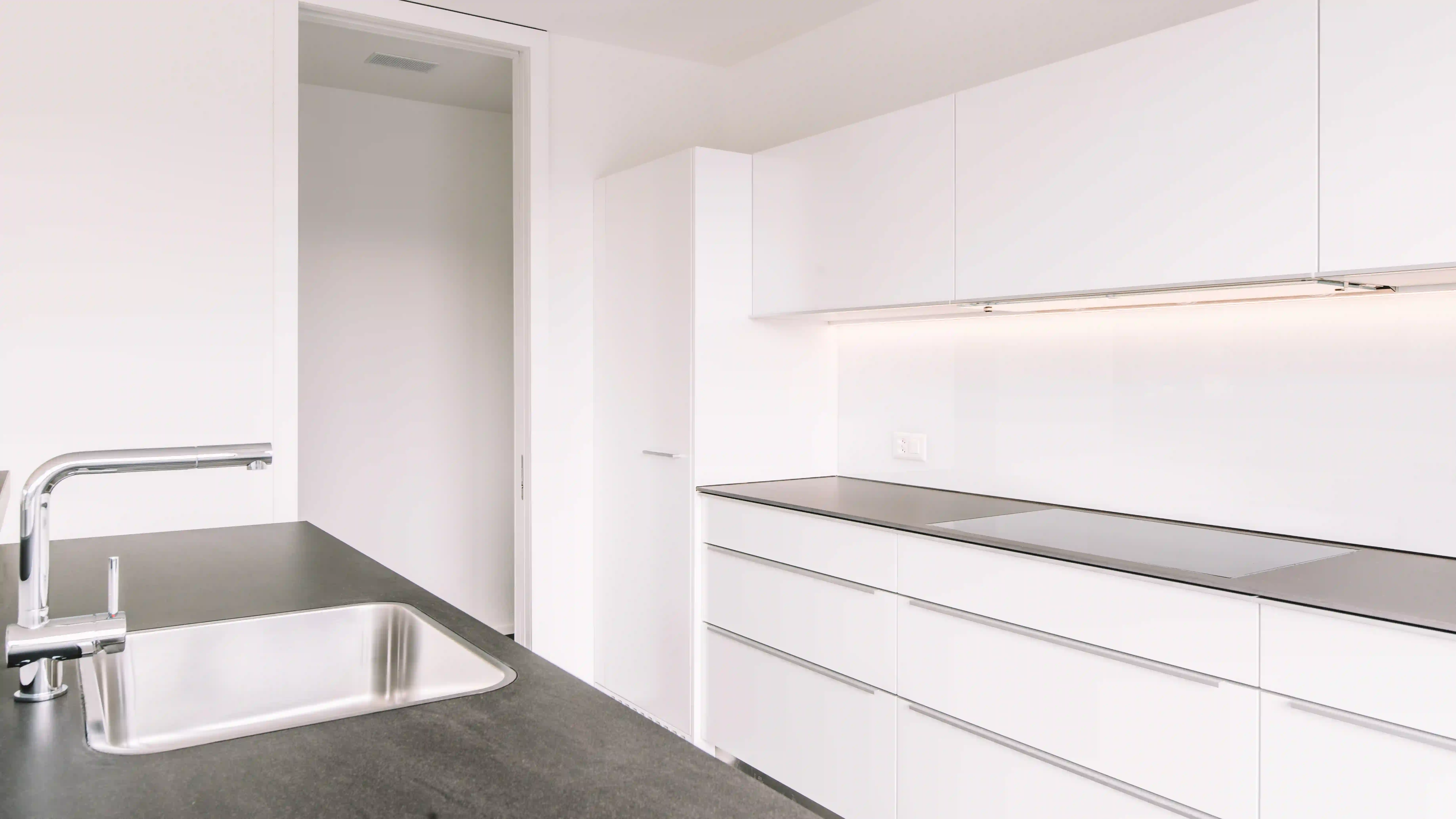 Neubau Küche weiss