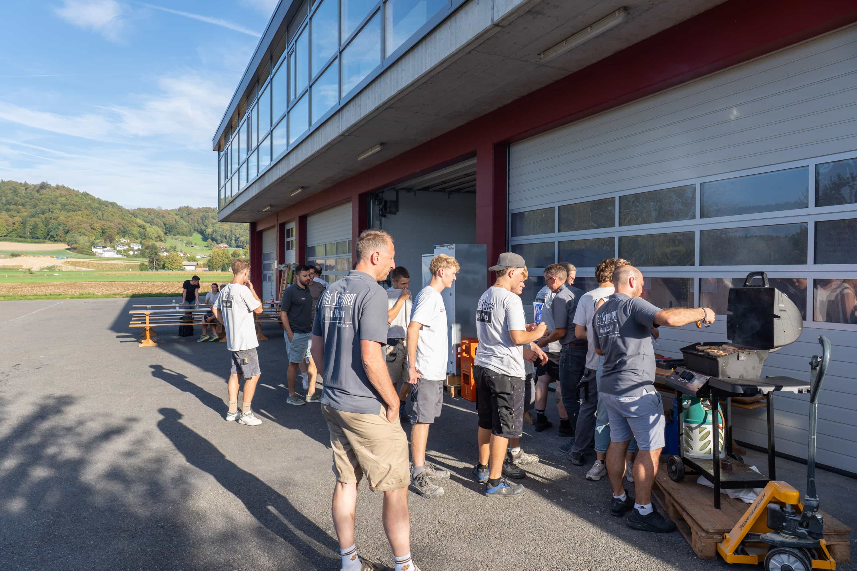Grillanlass mit unseren Lernenden