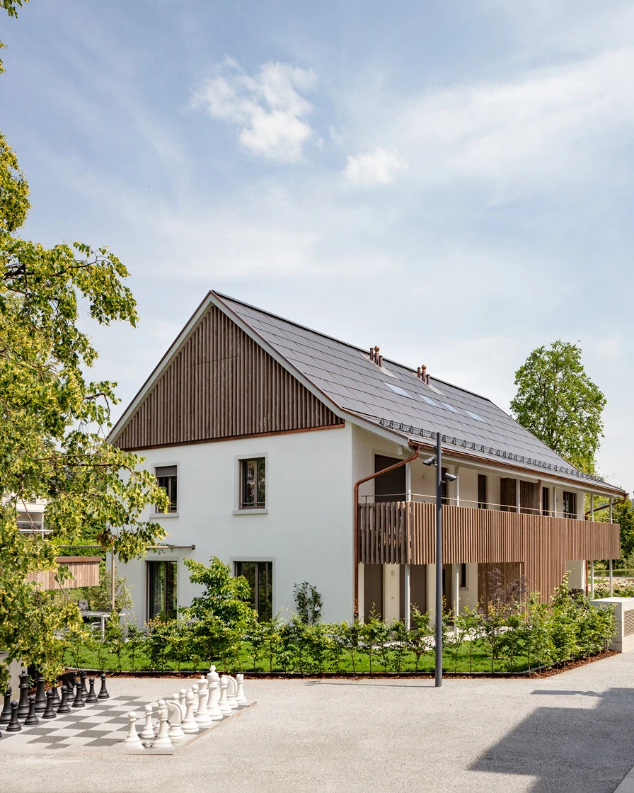 Aussenansicht des Doppel-EFH