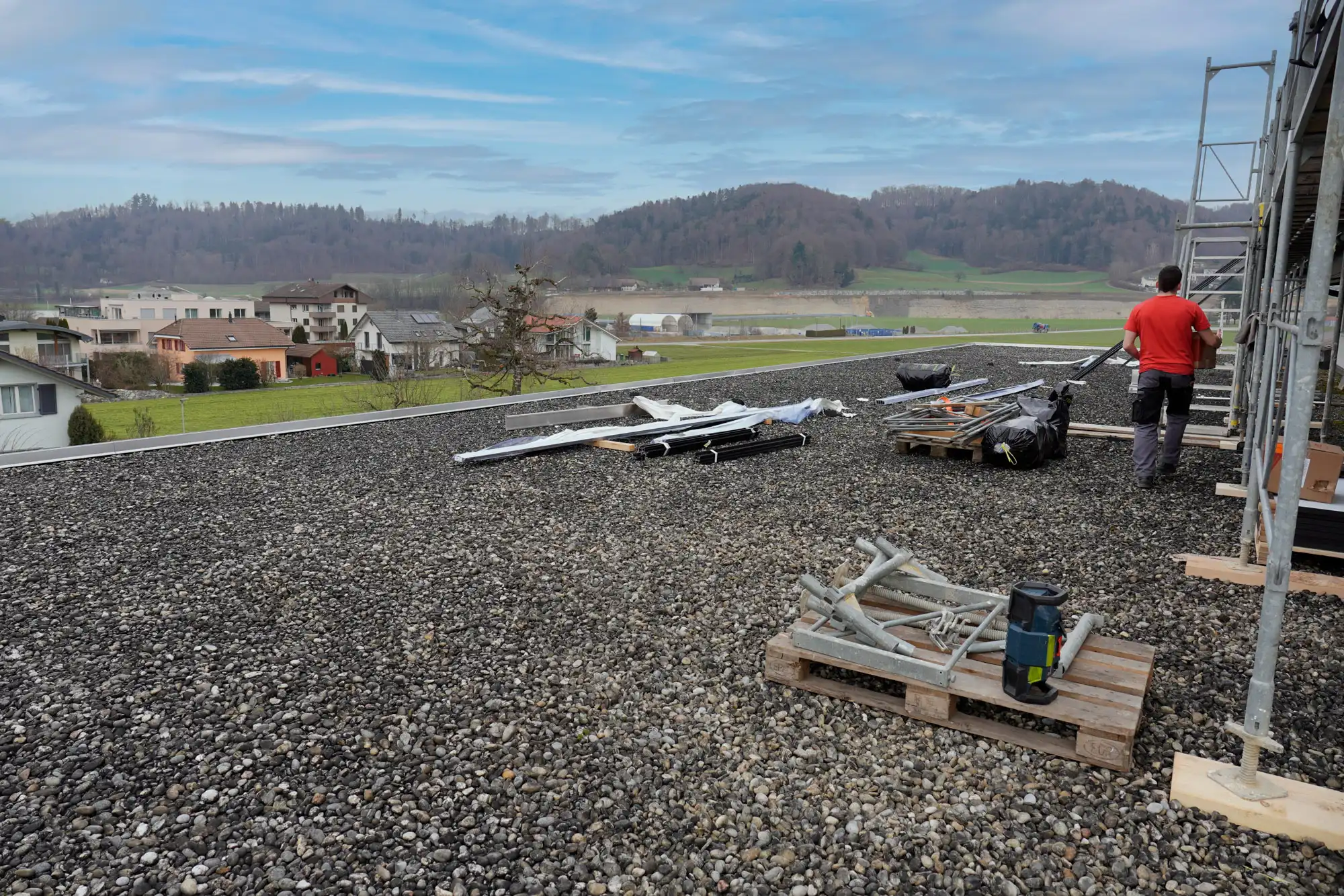 Erweiterung der Photovoltaikanlagen der Hauri AG Staffelbach
