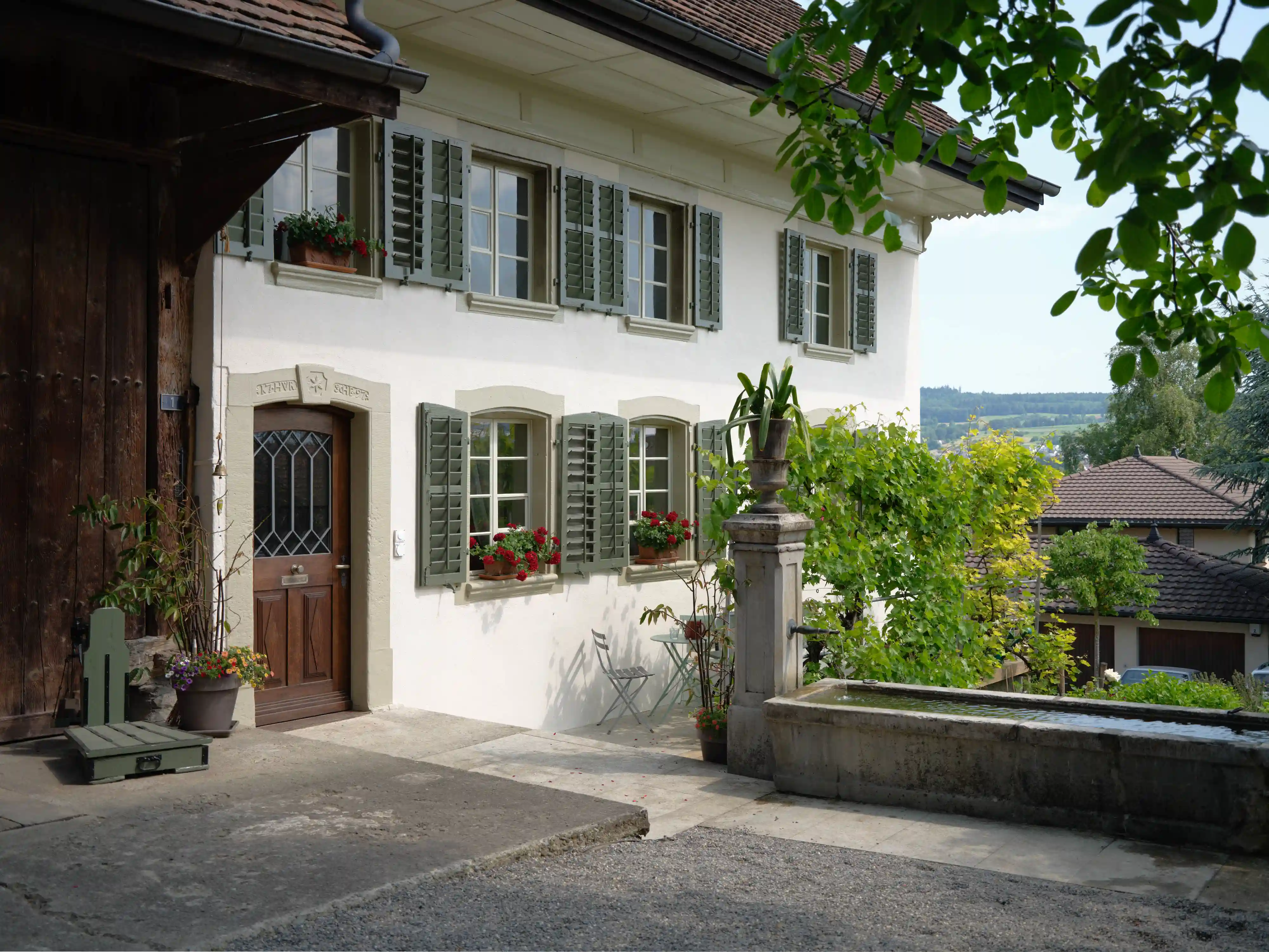 Fassade mit Hauseingang