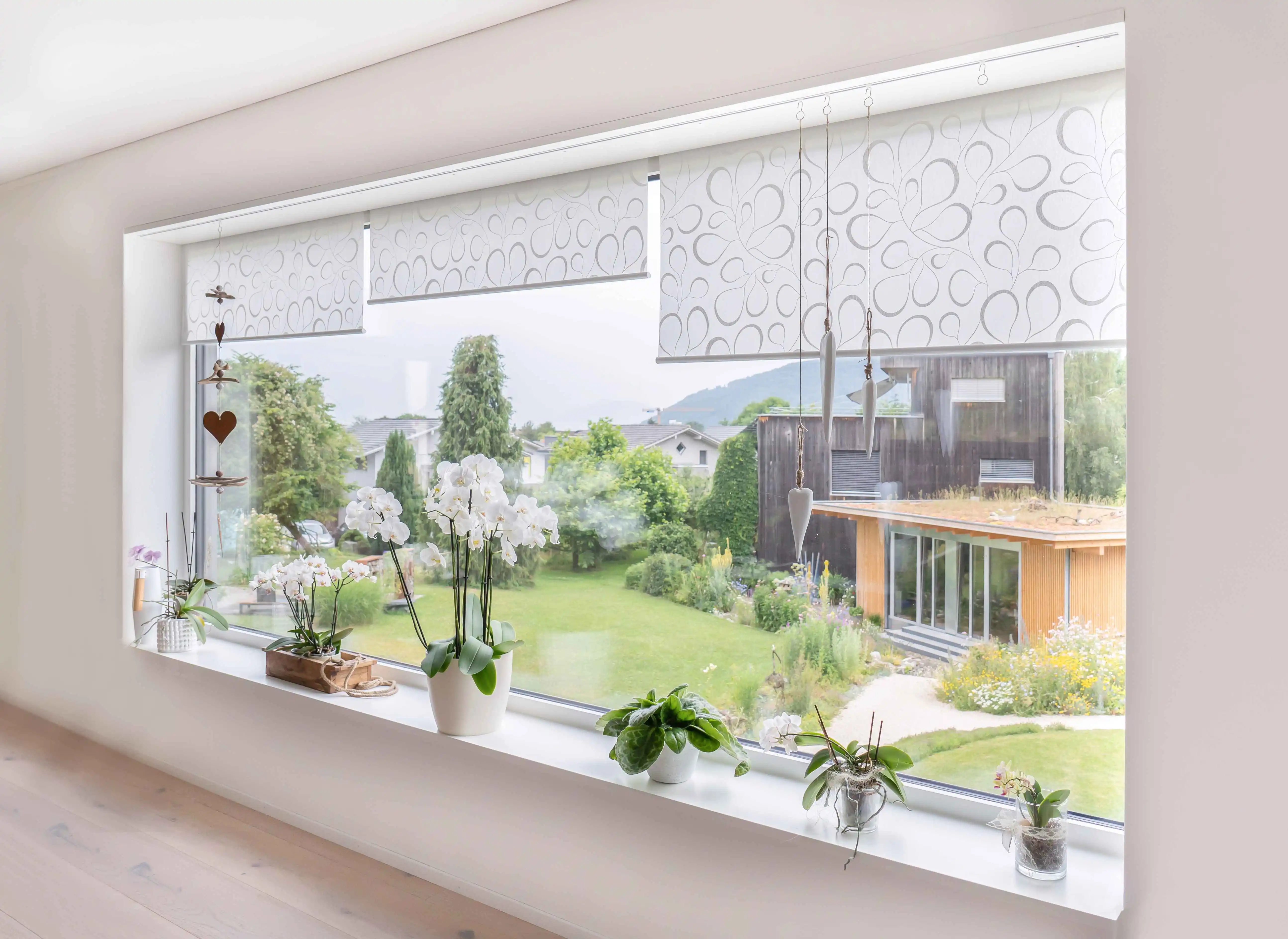 Grosses Blumenfenster
