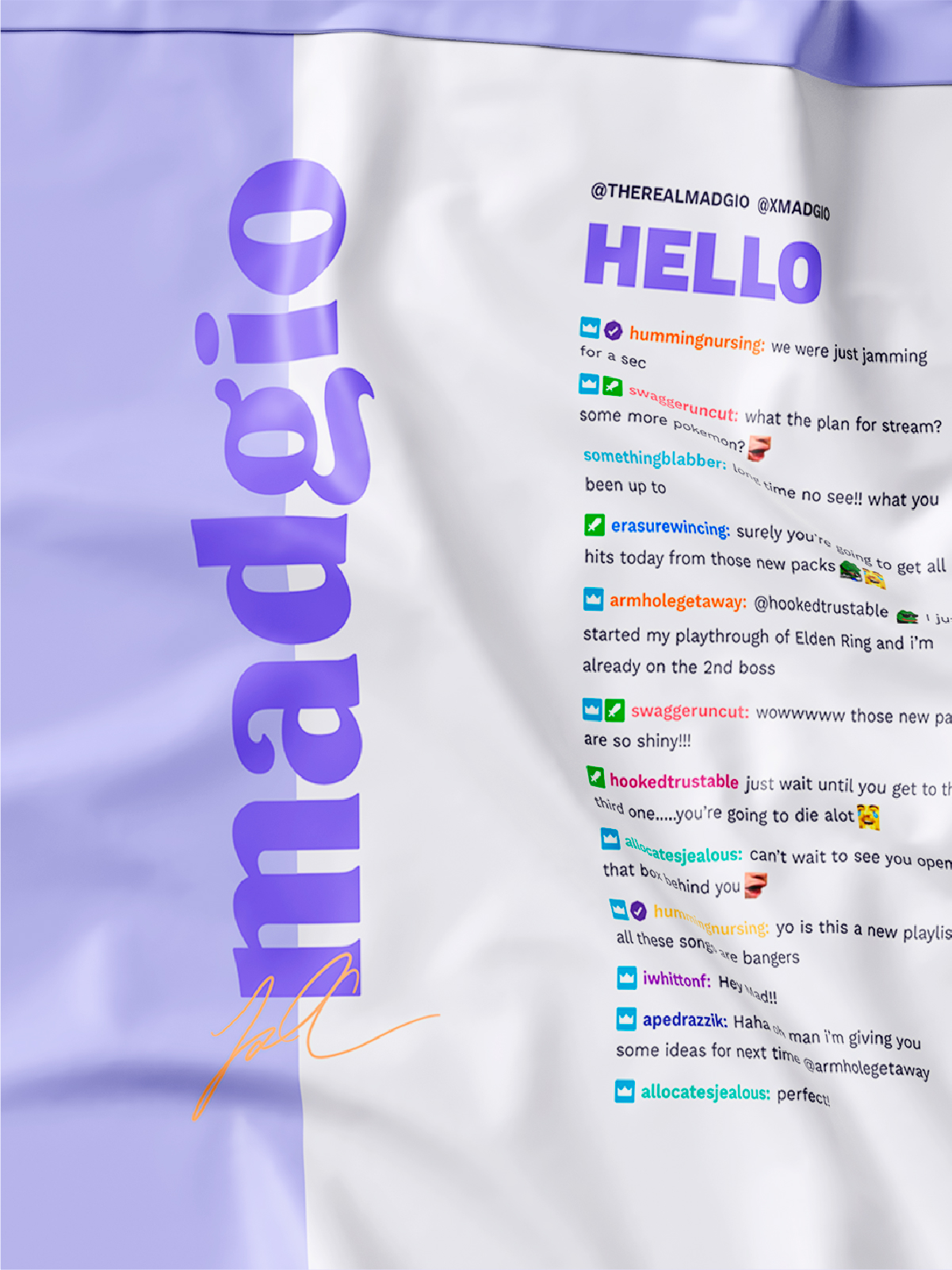 Madgio Twitch brand redesign thumbnail