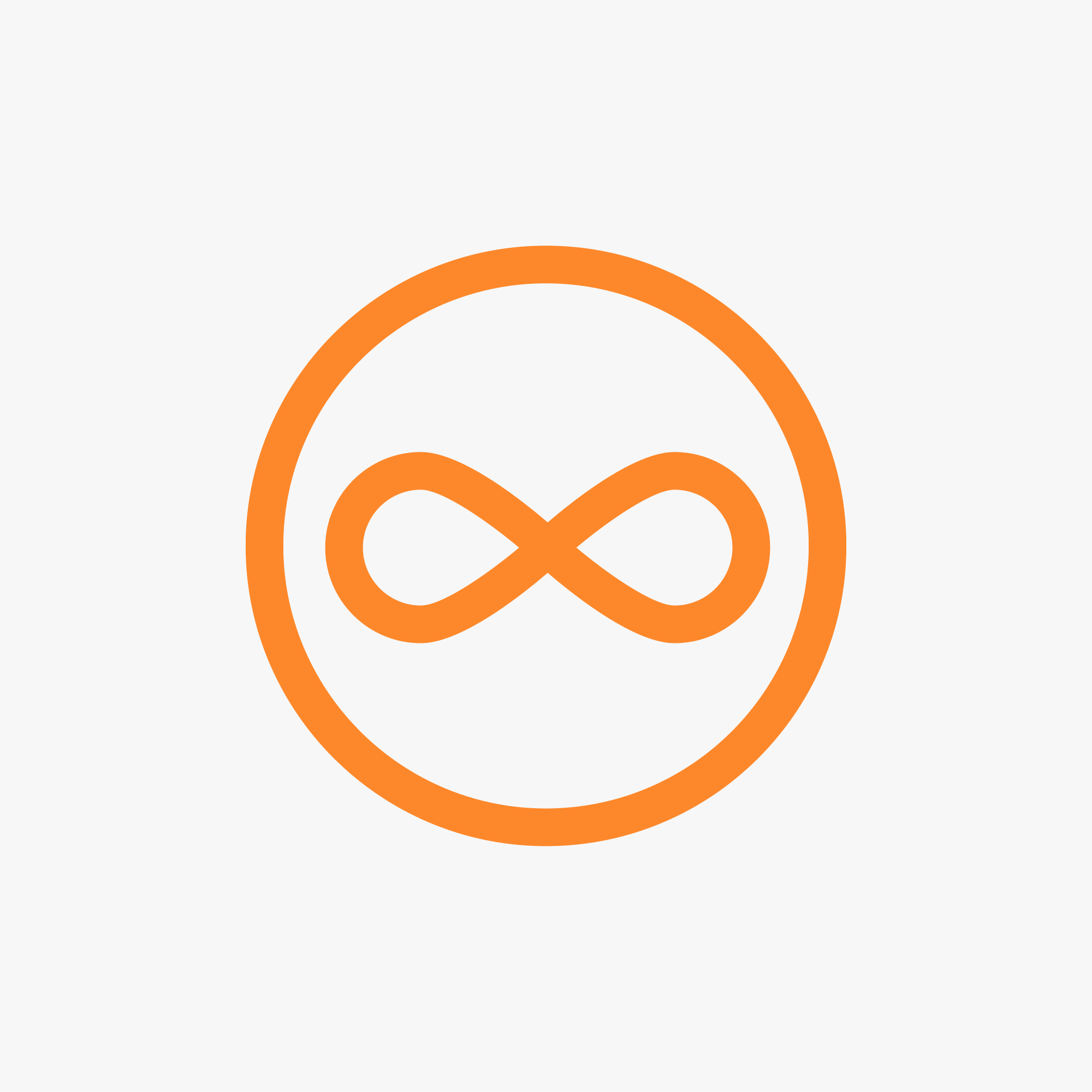 Overloop wordmark with geometric, rounded letterforms