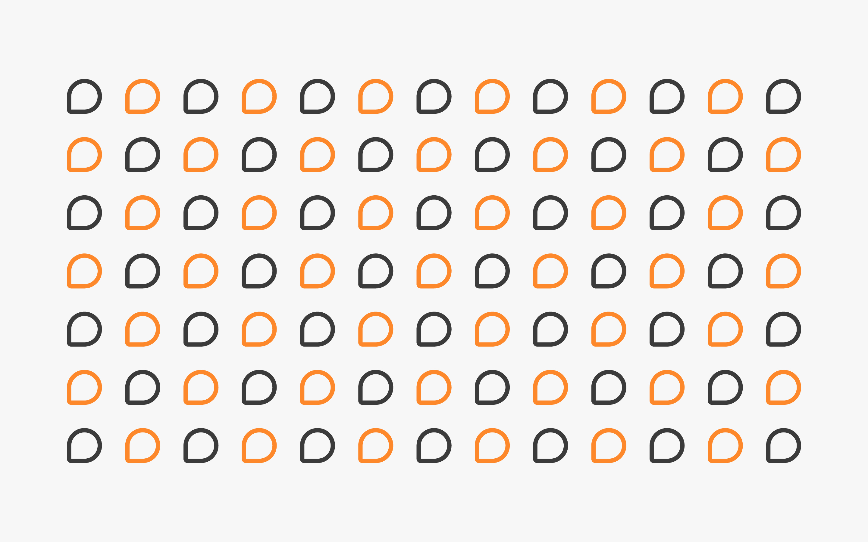 Overloop brand palette and typography applied across a layout