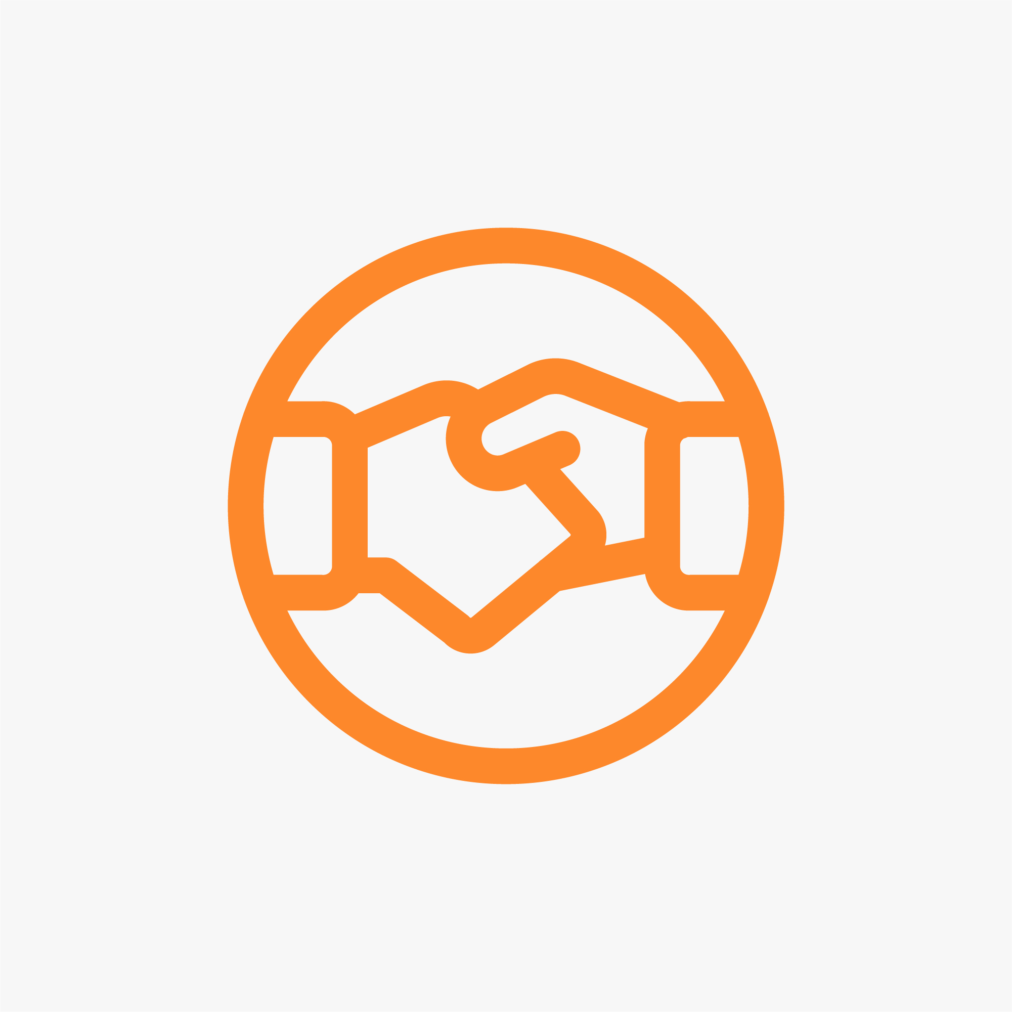 Overloop brand mark application across stationery and collateral