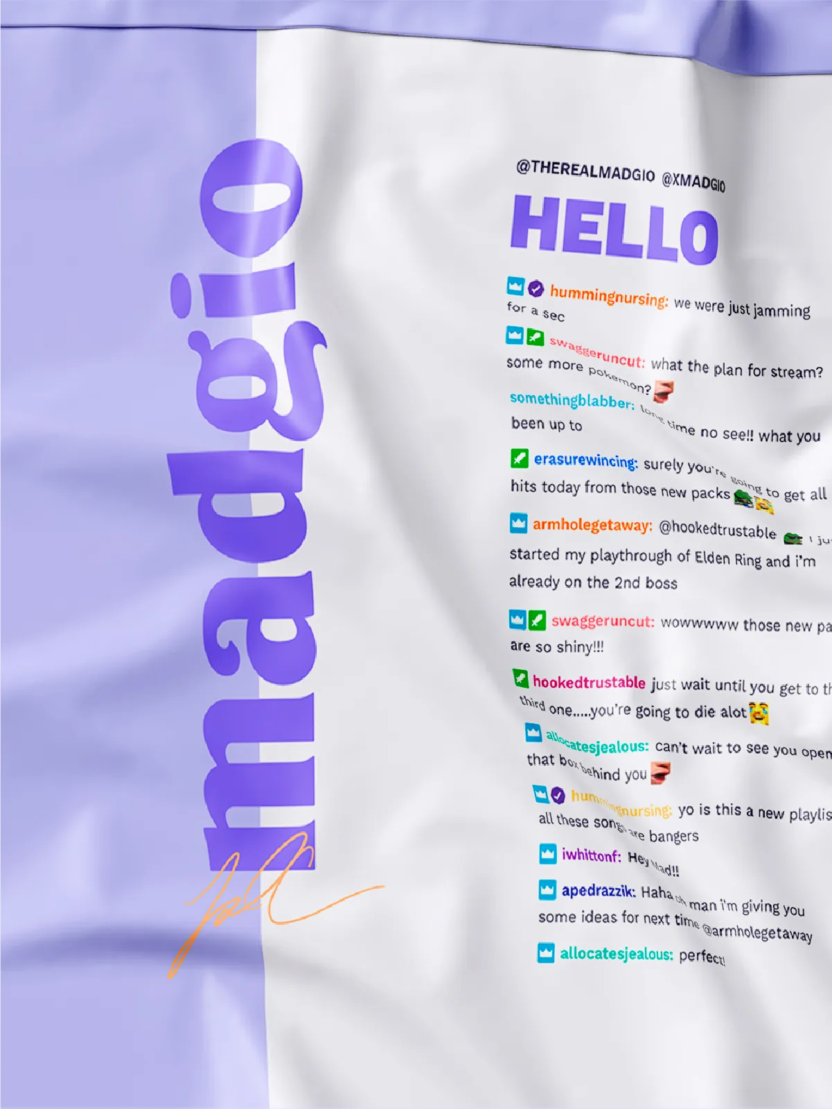 Madgio Twitch brand redesign thumbnail