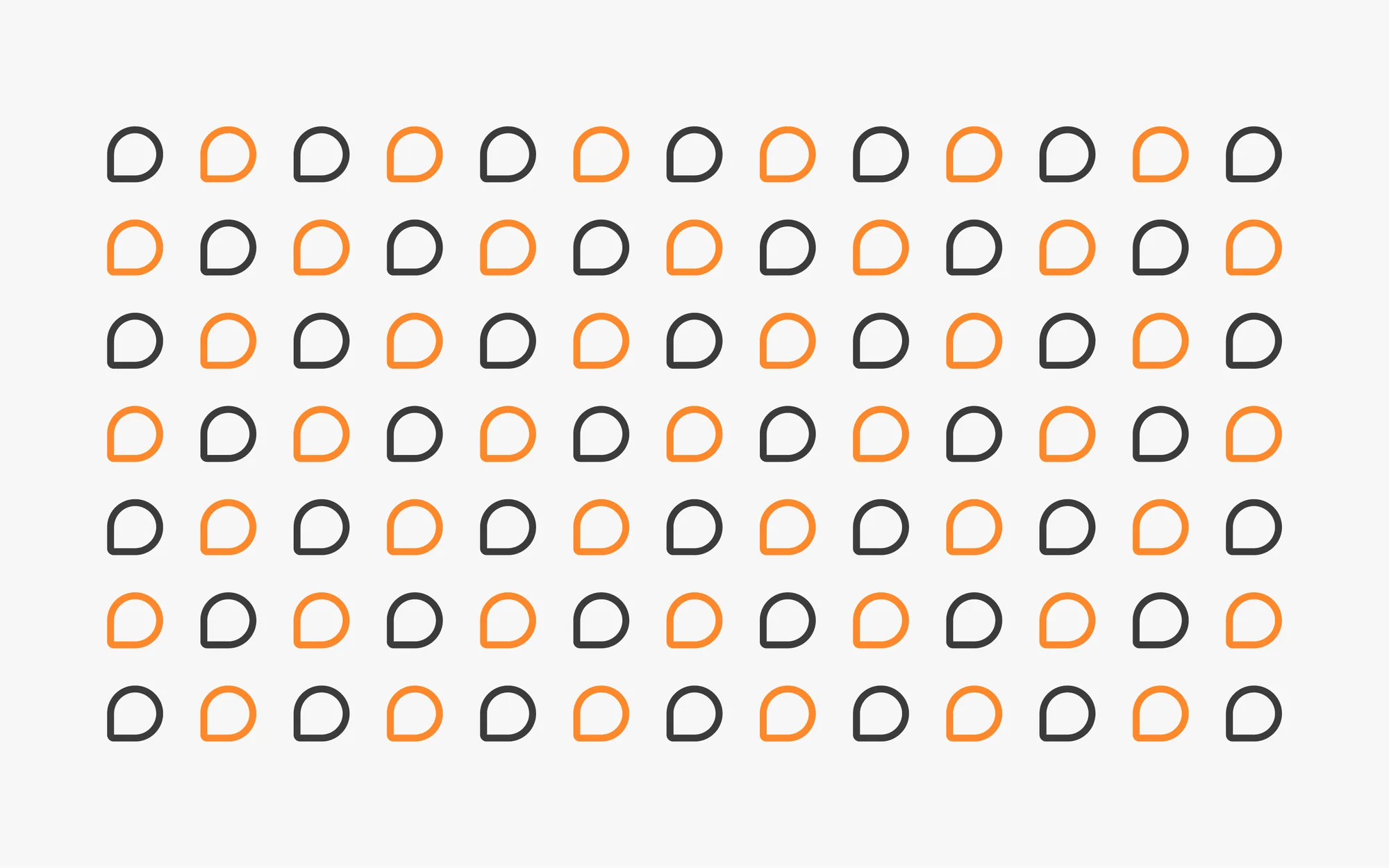 Overloop brand palette and typography applied across a layout