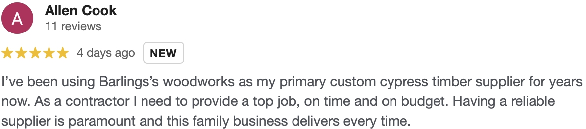 Allen Cook Testimonial 