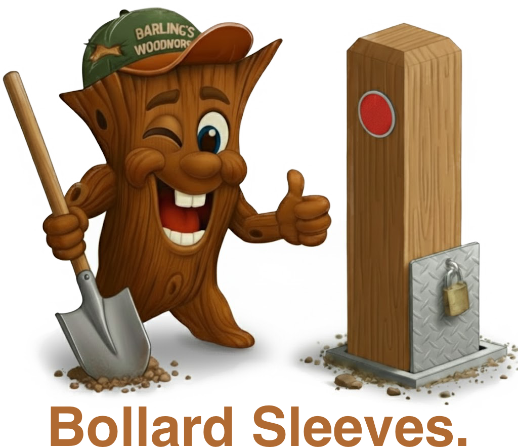 Image of a bollard in a bollard sleeve