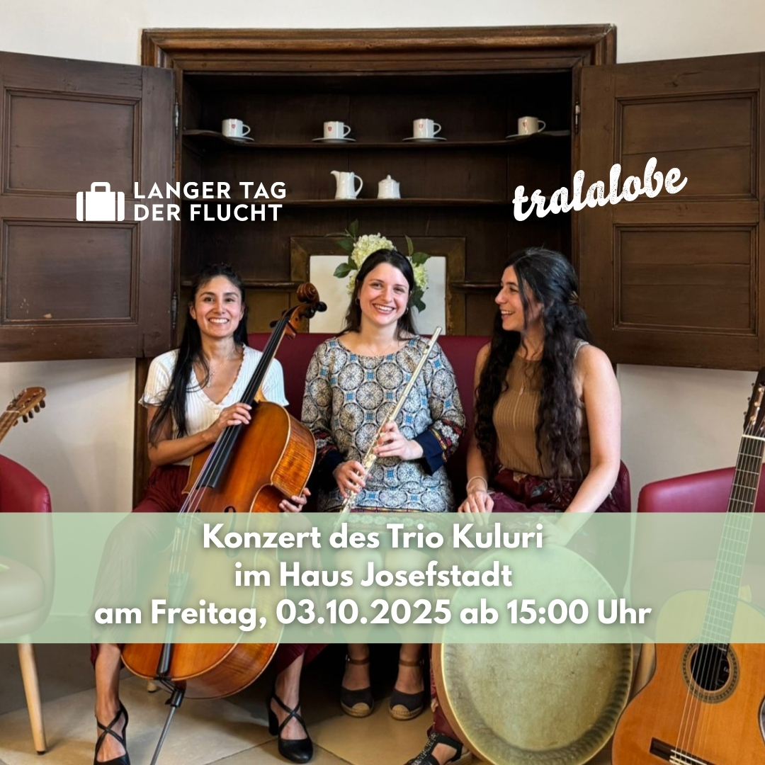 Konzert mit Trio Kuluri im Rahmen des Langen Tags der Flucht