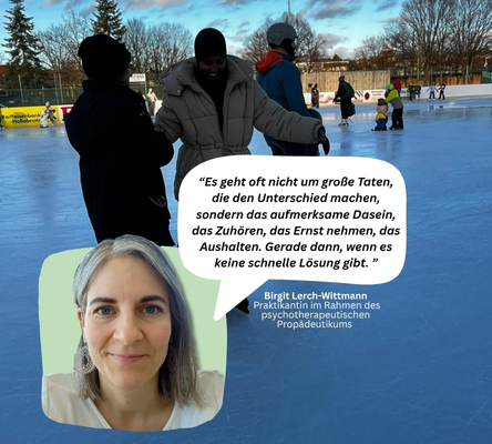 "Manchmal ist das Wichtigste, einfach da zu sein." - ein Praktikumsbericht
