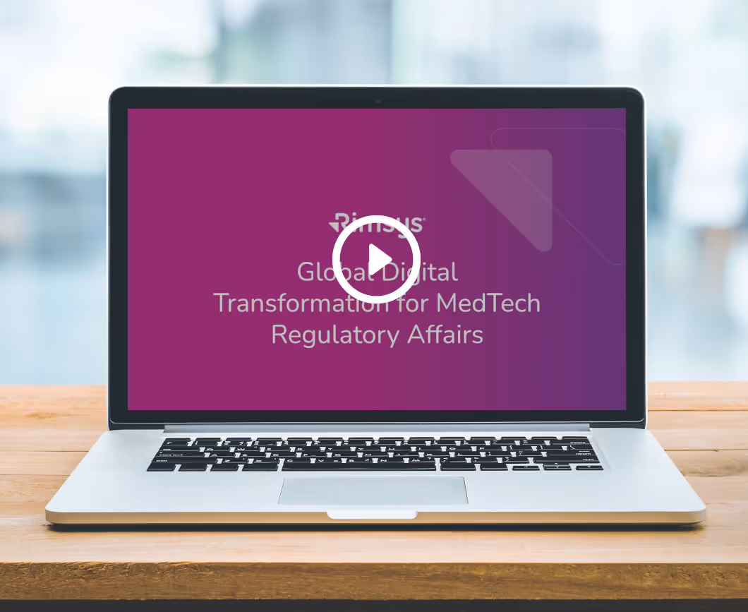 Global digital transformation for medtech regulatory affairs