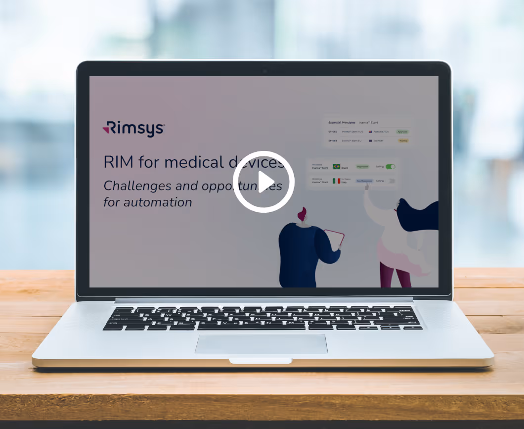 RIM for medical devices - challenges and opportunities for automation