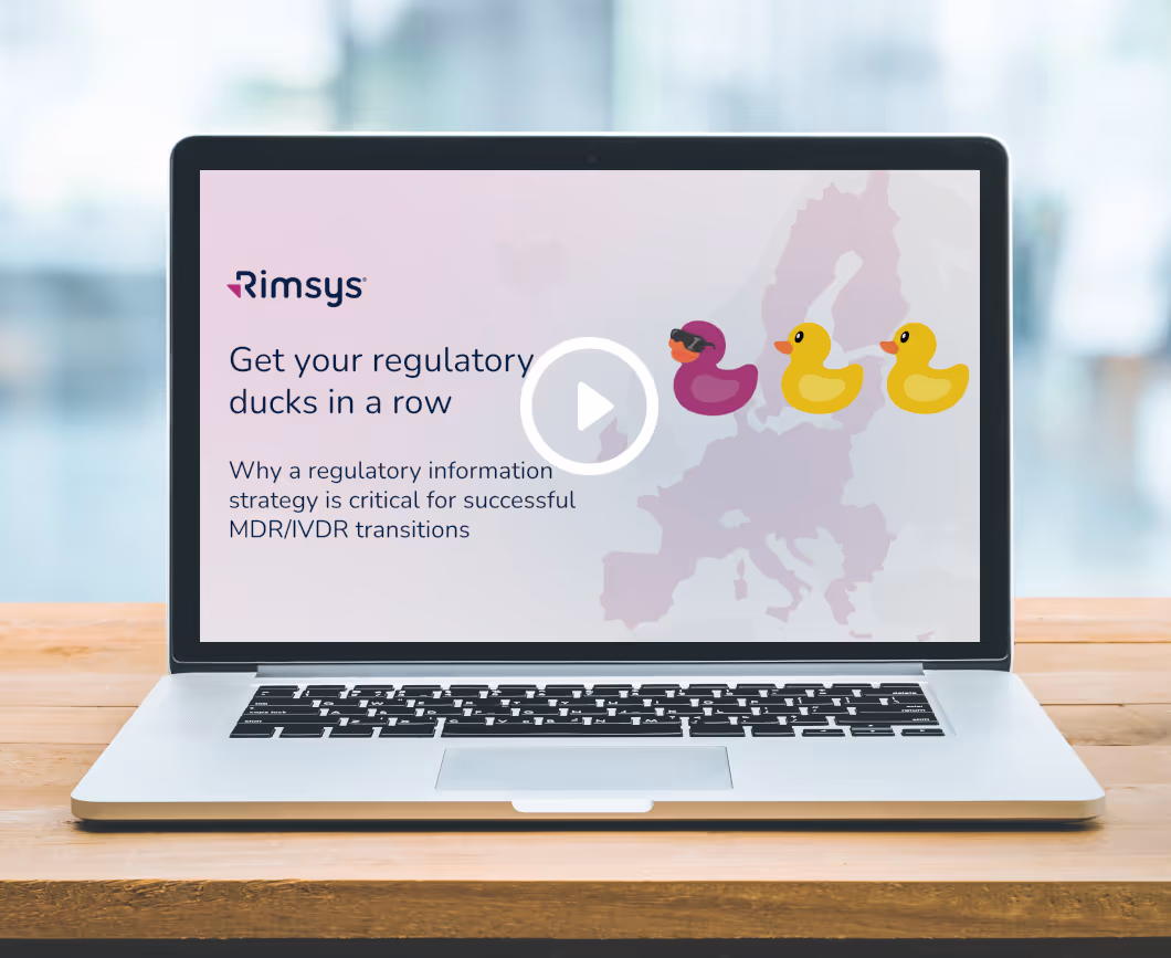 Why a regulatory information strategy is critical for successful MDR/IVDR transitions