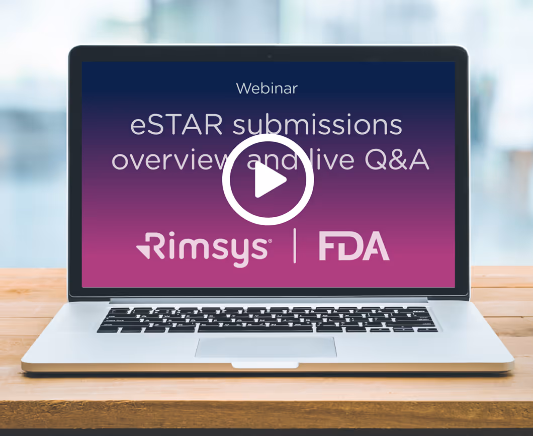 eSTAR submissions overview and live Q&A with FDA