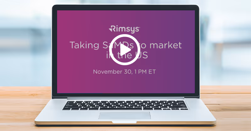 Taking SaMDs to market in the US