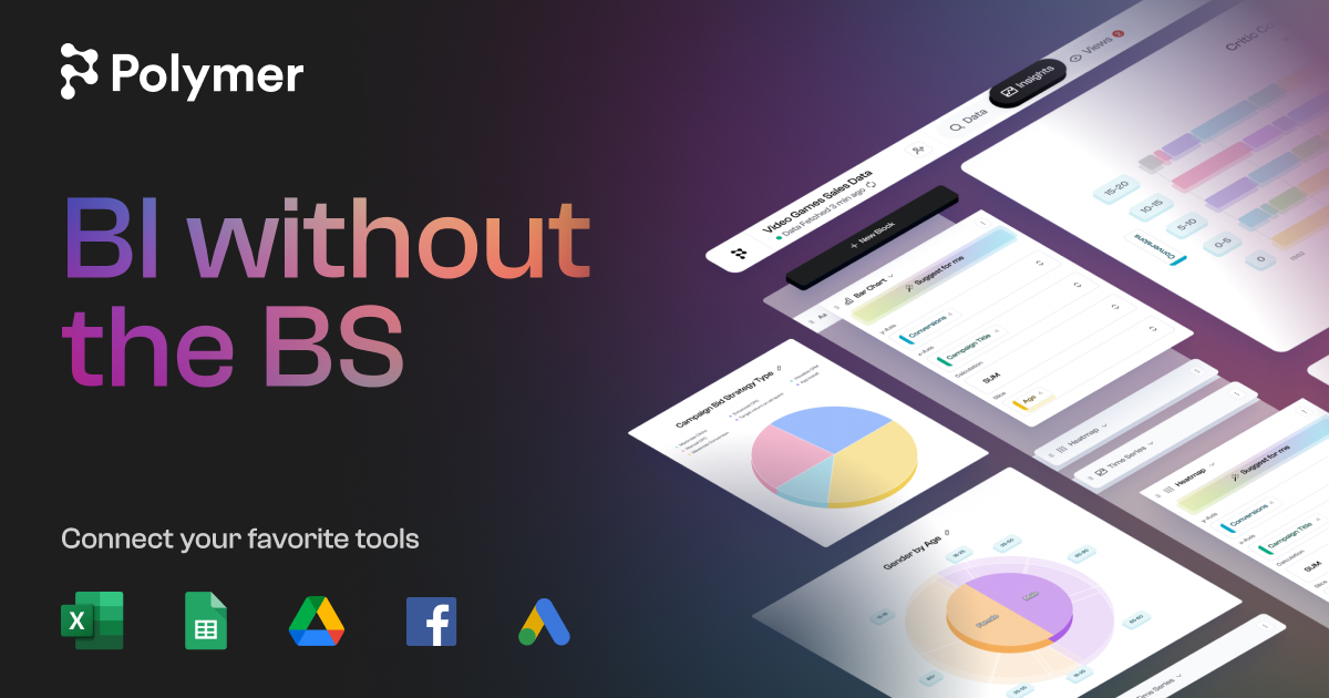 AI-Generated Dashboards & Data Visualization - Polymer AI