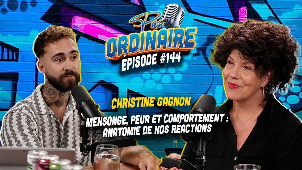 Christine Gagnon au micro du Podcast Pas Ordinaire, épisode 144