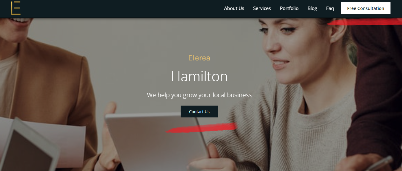 Elerea offering Web Design Hamilton