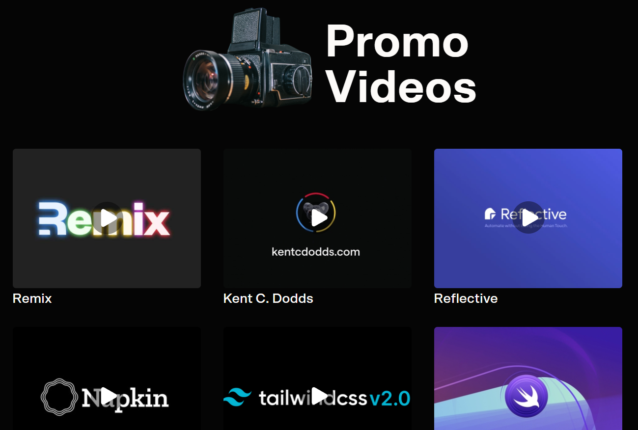 dniel.io promo video project