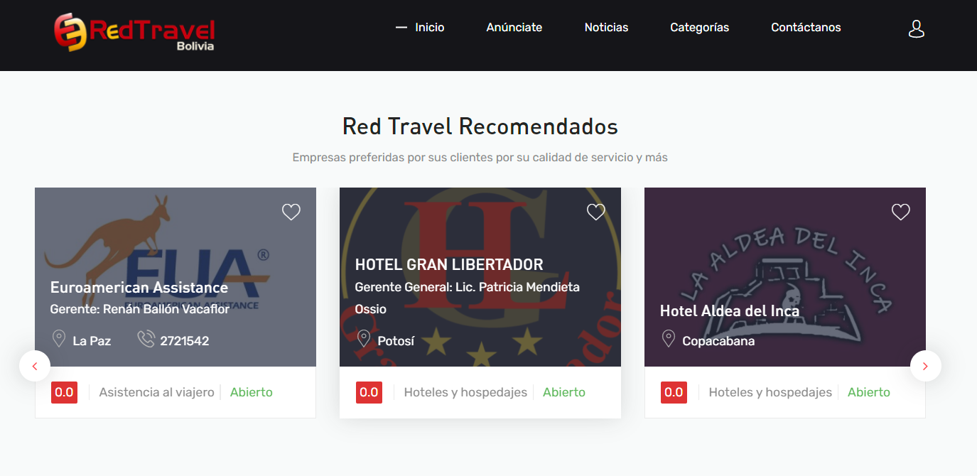 recomendations section