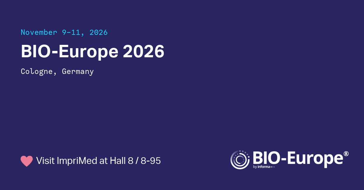ImpriMed is attending BIO-Europe 2026 in Cologne, Germany