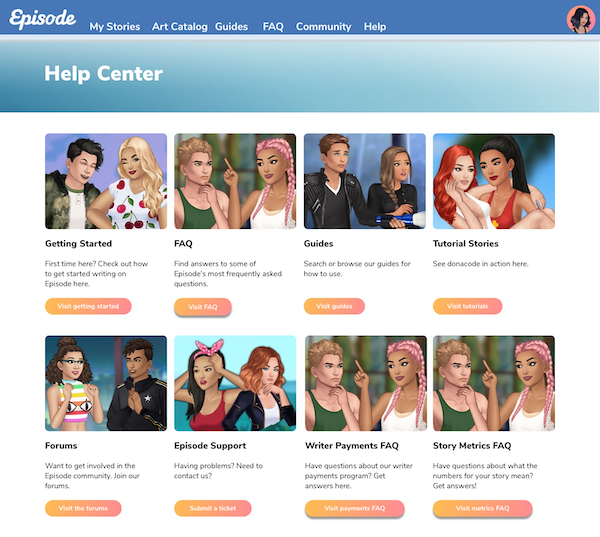 Help center redesign