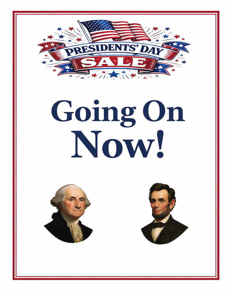 President's Day Sale