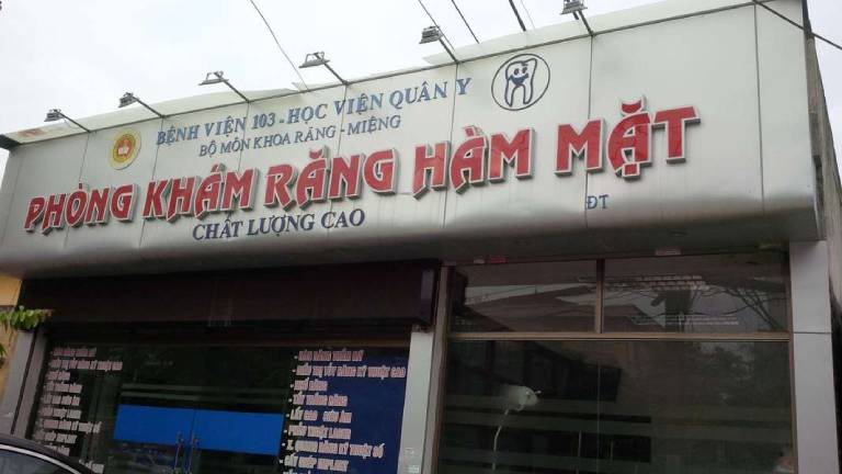 Phòng khám nha khoa của Bệnh viện 103