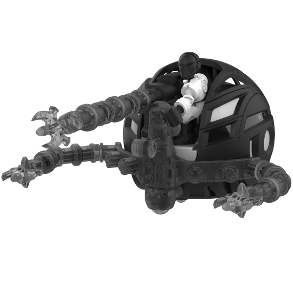 Image of the hunter mech seen at a front-left facing angle.