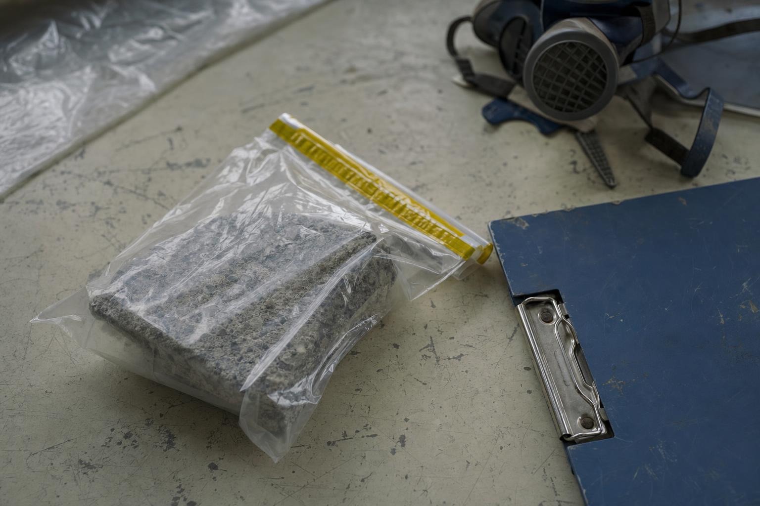 labelled bulk sample