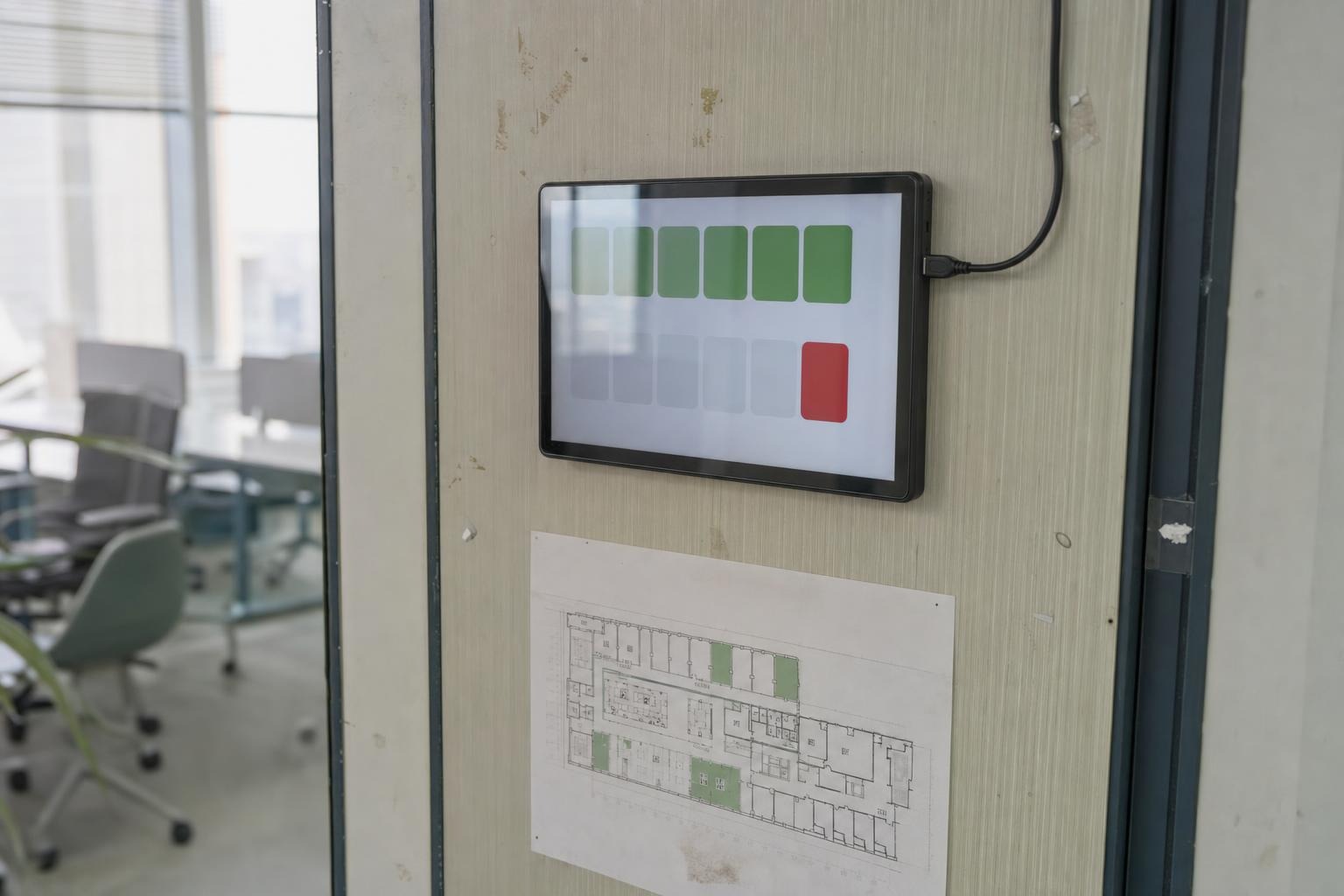 desk booking screen
