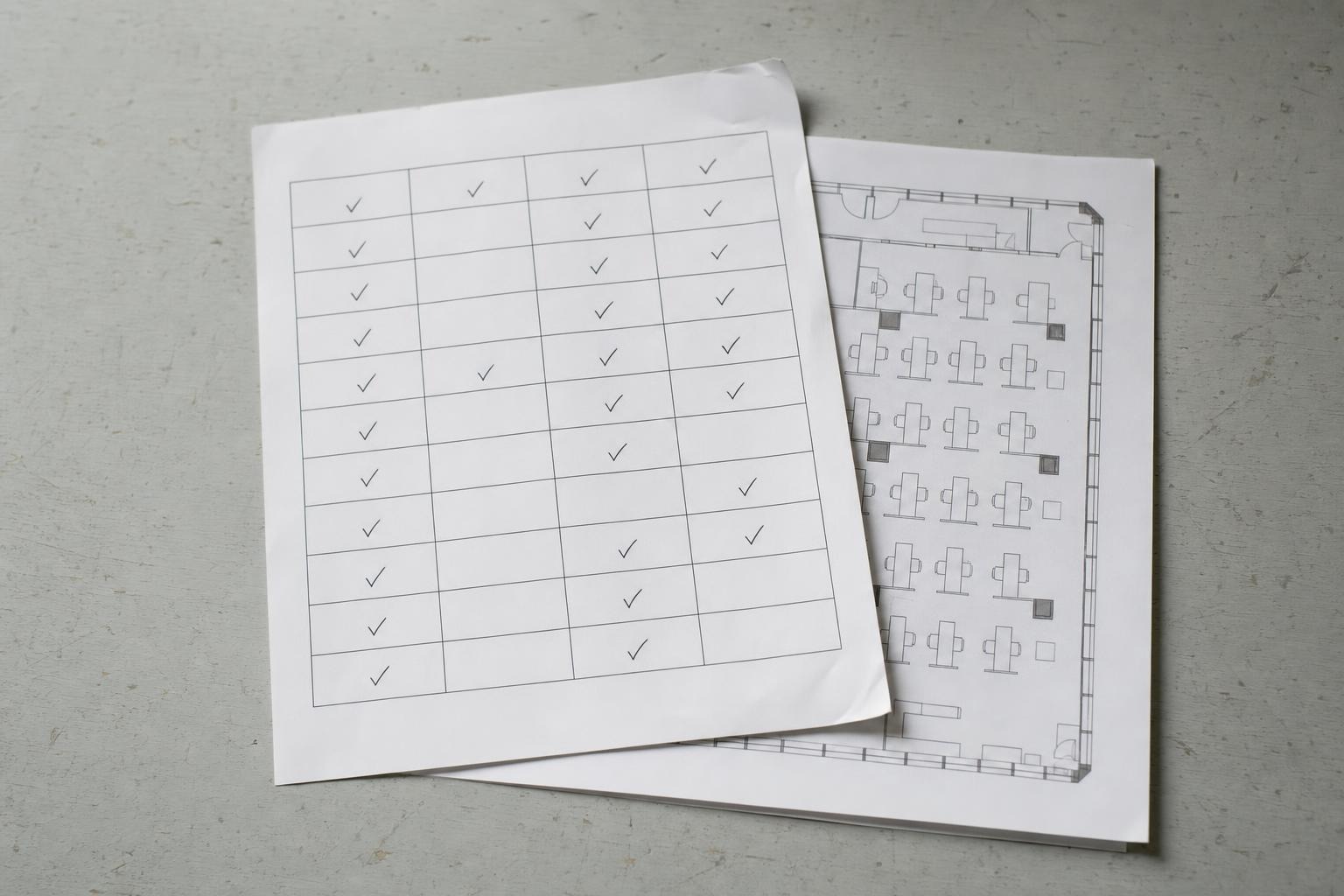proposal comparison worksheet