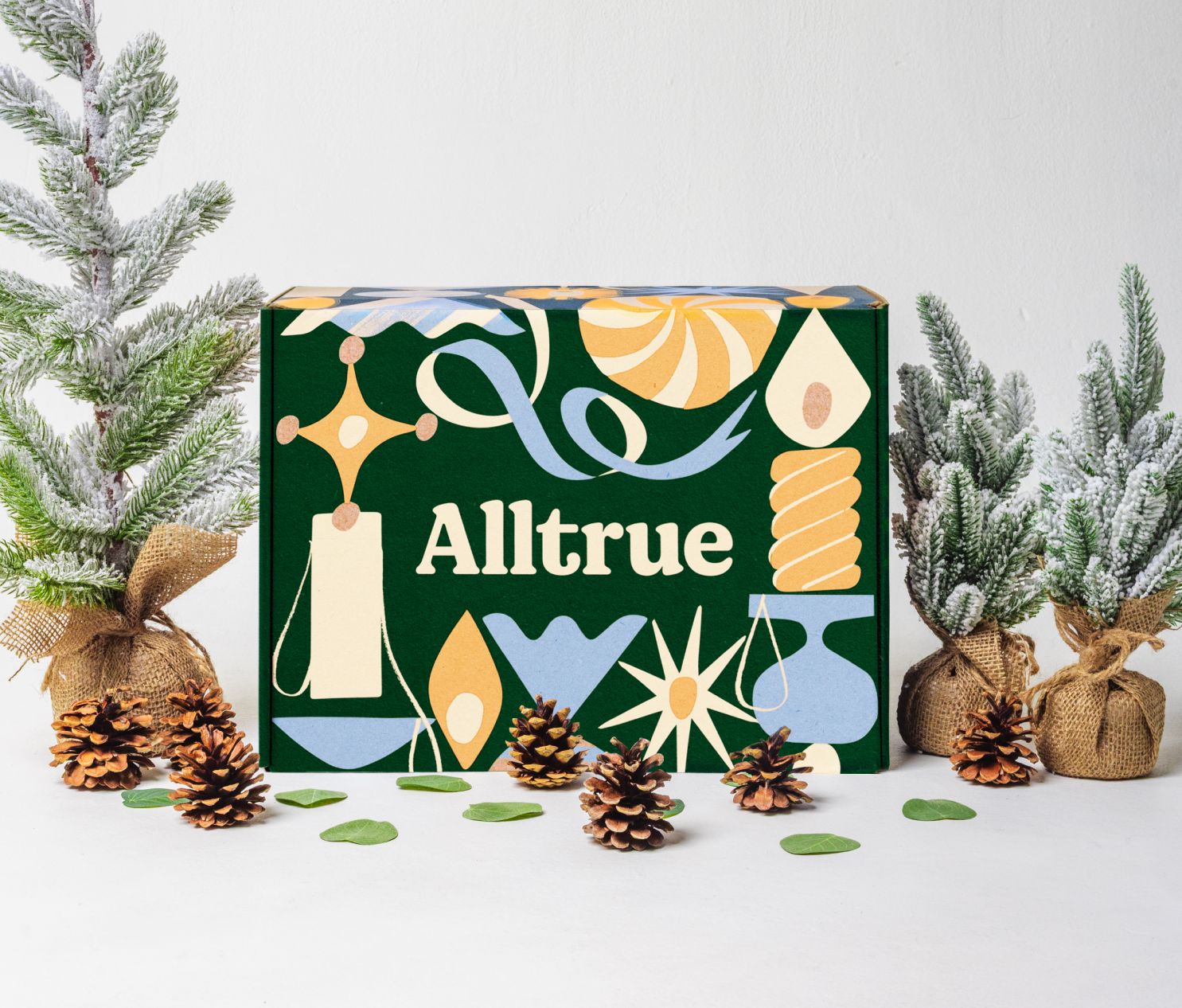 Open Alltrue box wit home wares, accessories, low waste lifestyle goods and more