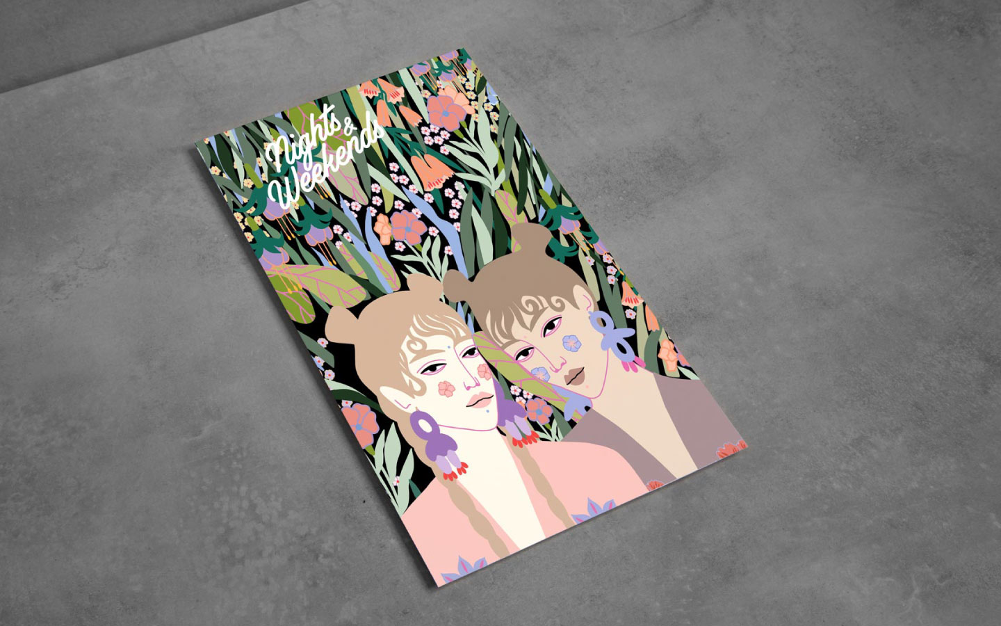 Menu design for Nights and Weekends