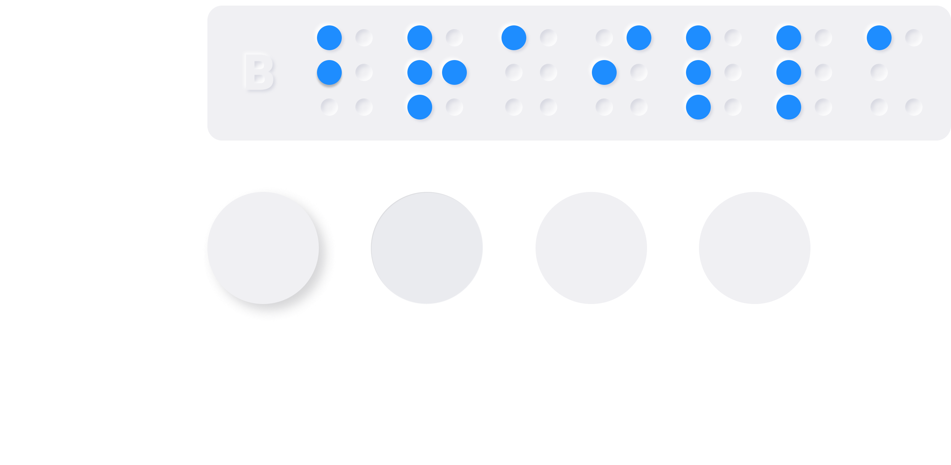 Braille design system with shadow styles