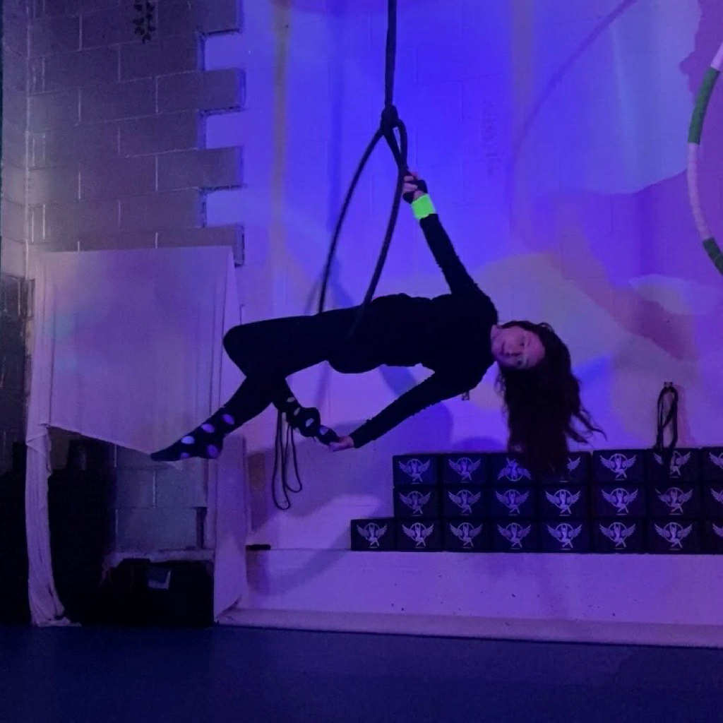 Sophie on Aerial hoop