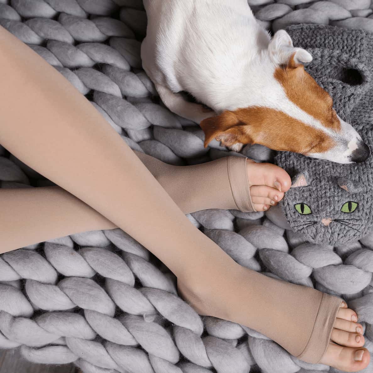 Compression stockings and varicose veins
