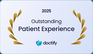 Doctify Outstanding patience experience badge