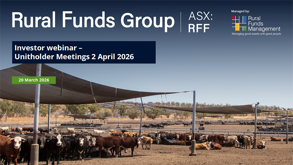 Notice of Meetings Unitholder webinar - March 2026