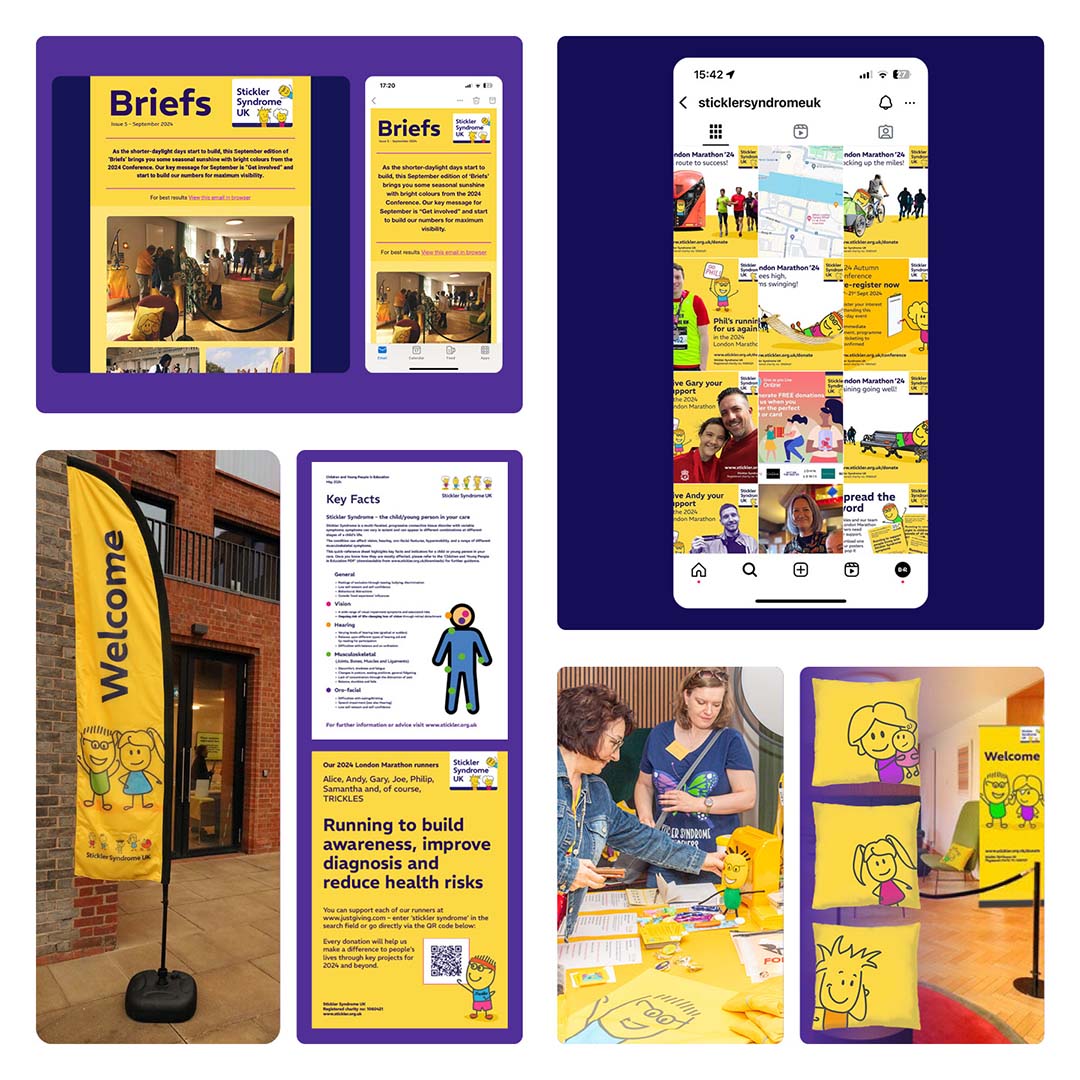 Stickler Syndrome UK brand implementation