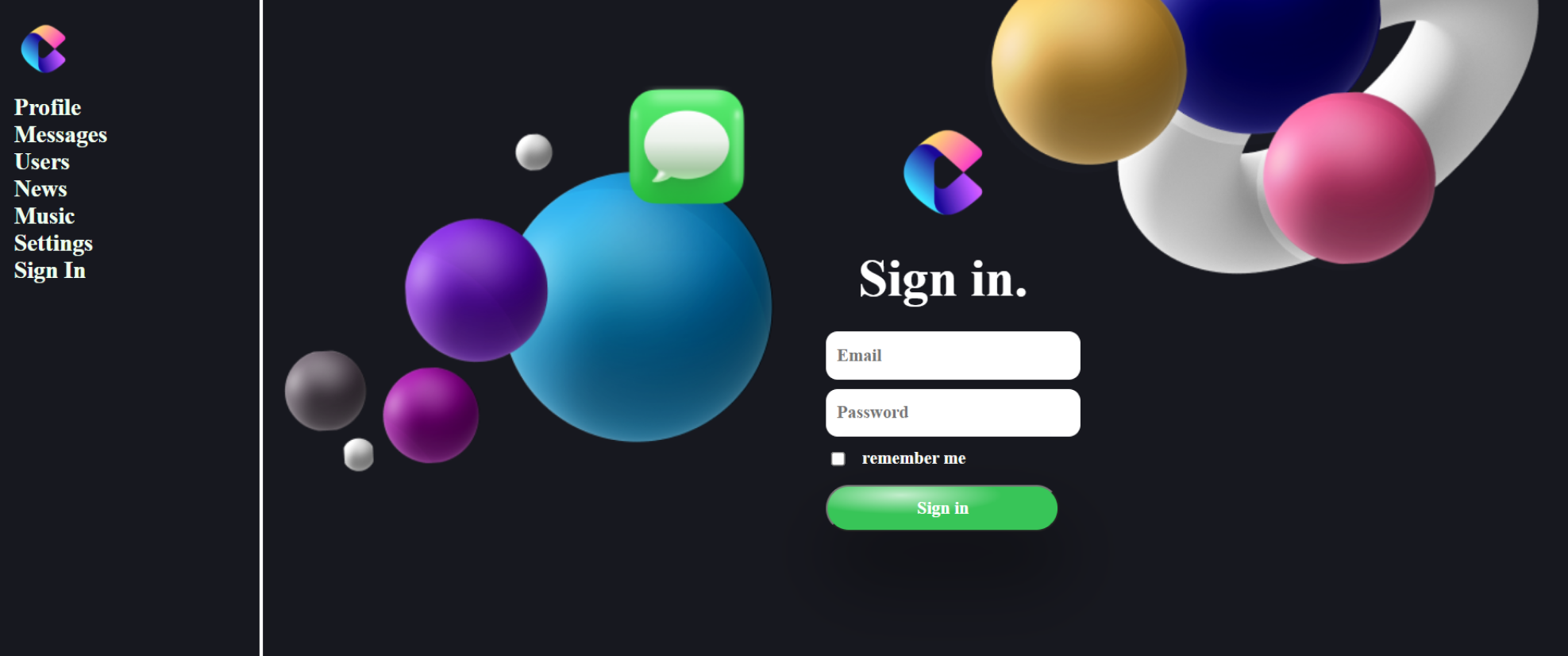 A screenshot of web page