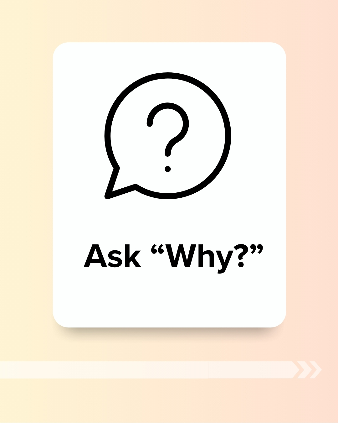 Ask why during negotiations infographic