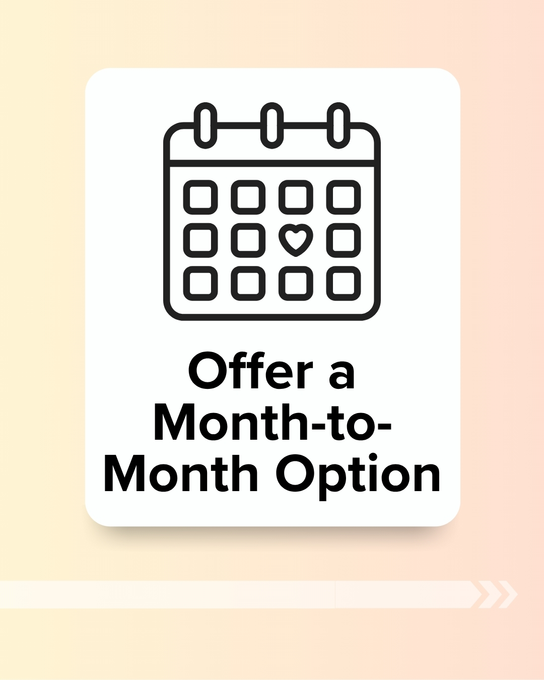 Infographic discussing the importance of offering a month to month option as a saas company