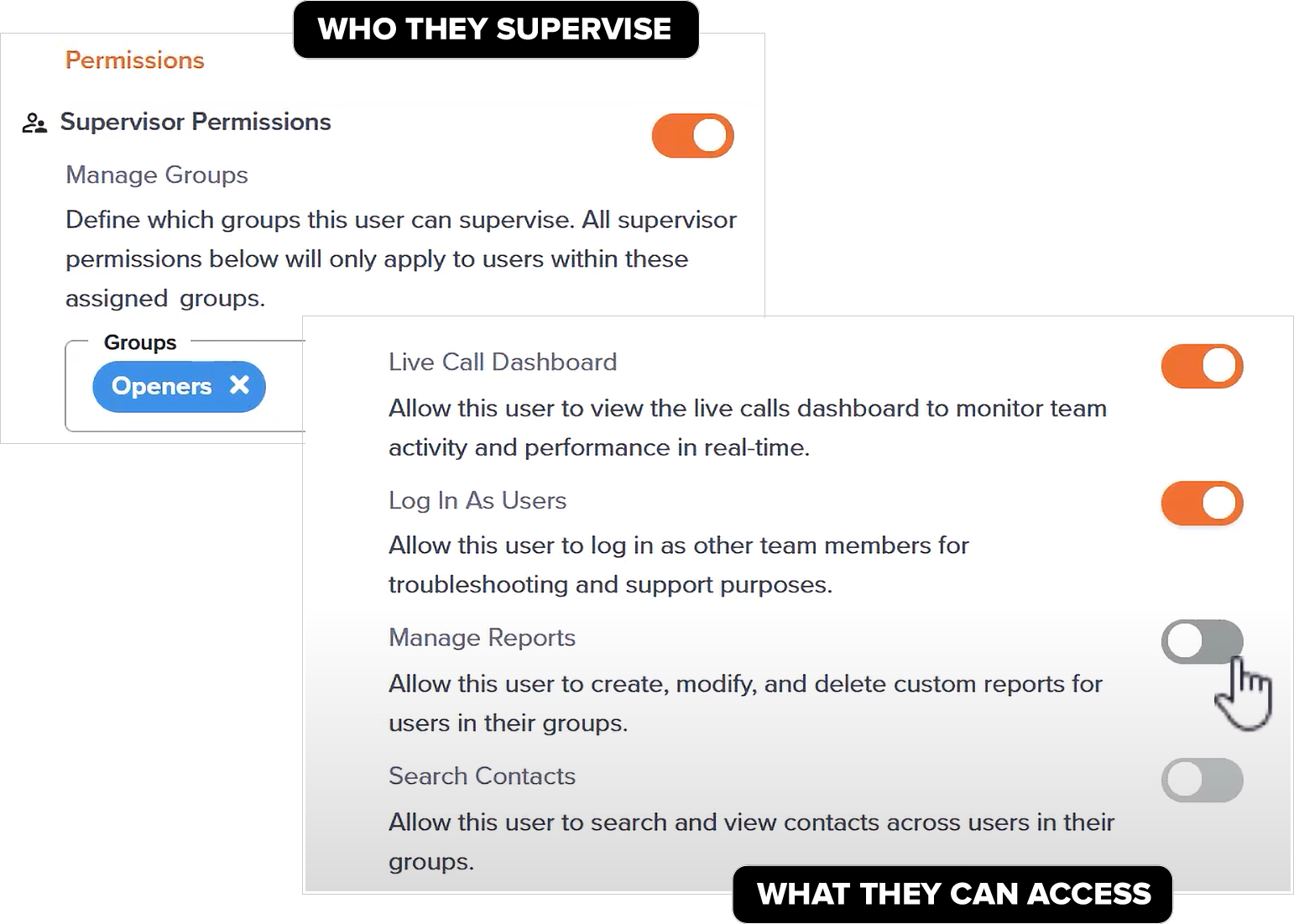 Assigning Supervisors in PhoneBurner