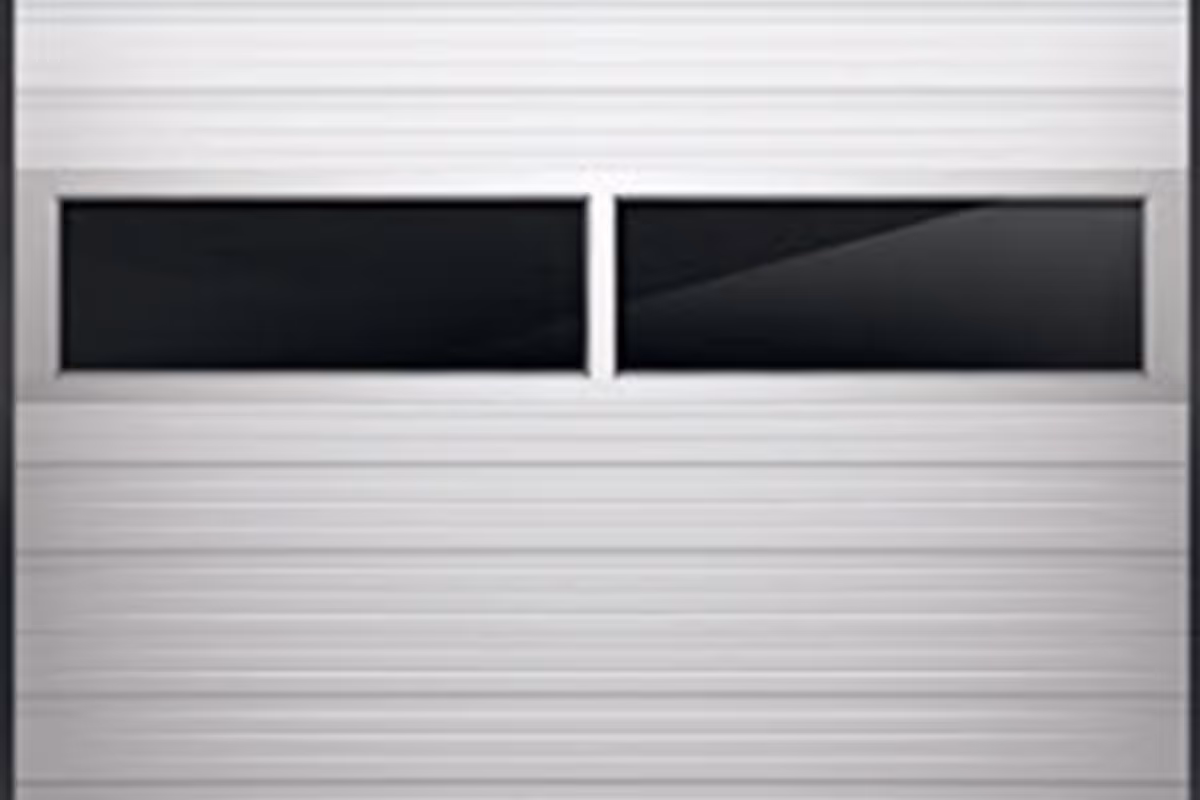 RIBBED STEEL COMMERCIAL GARAGE DOOR